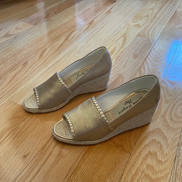 Jack Rogers Palmer Wedge (Gold)